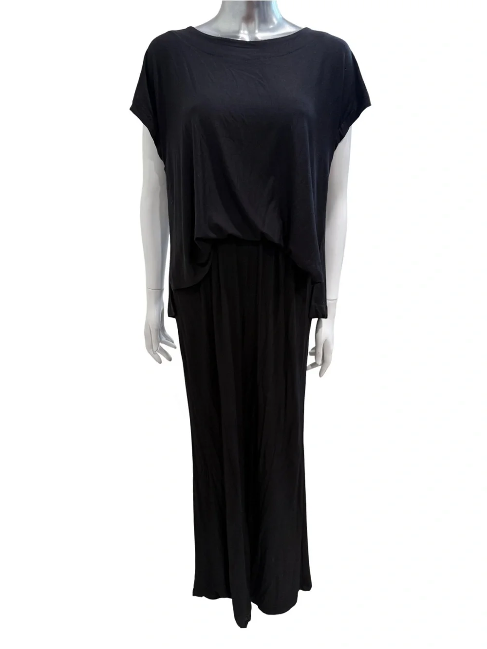Pure Essence Bamboo Overlay Jumpsuit Black Small Canada - Picture 3 of 8